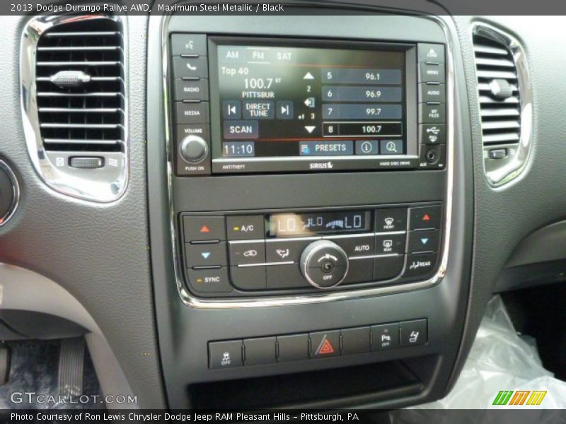 Maximum Steel Metallic / Black 2013 Dodge Durango Rallye AWD