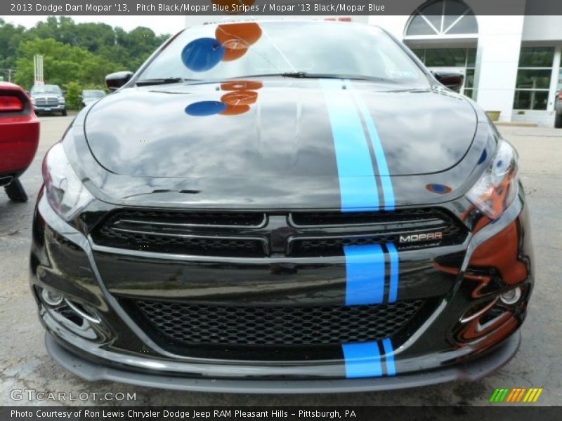  2013 Dart Mopar '13 Pitch Black/Mopar Blue Stripes