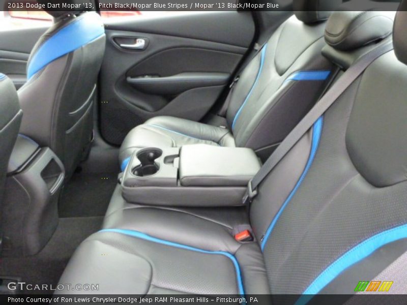 Rear Seat of 2013 Dart Mopar '13