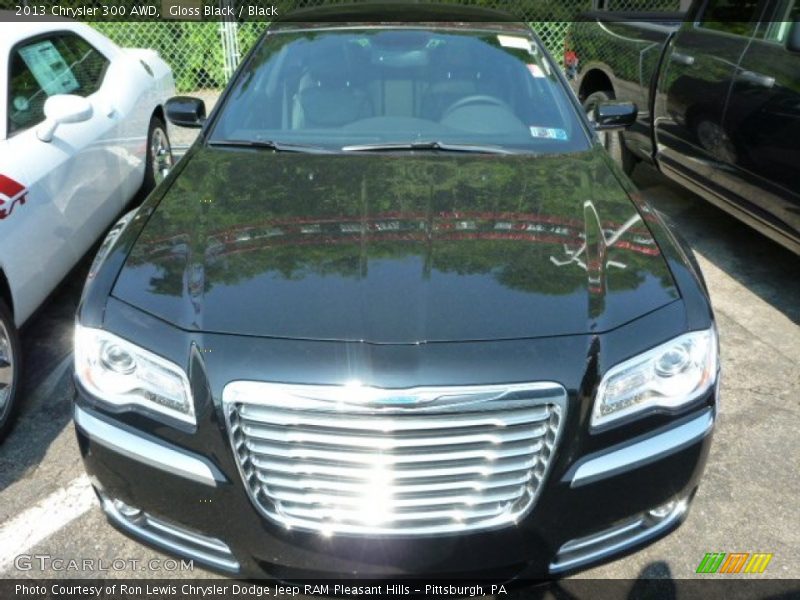 Gloss Black / Black 2013 Chrysler 300 AWD