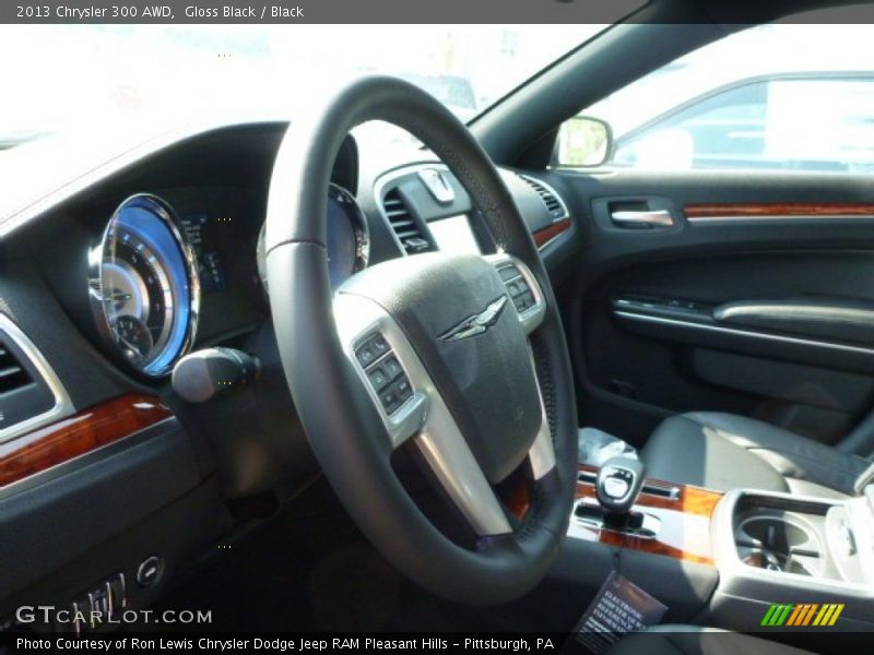 Gloss Black / Black 2013 Chrysler 300 AWD