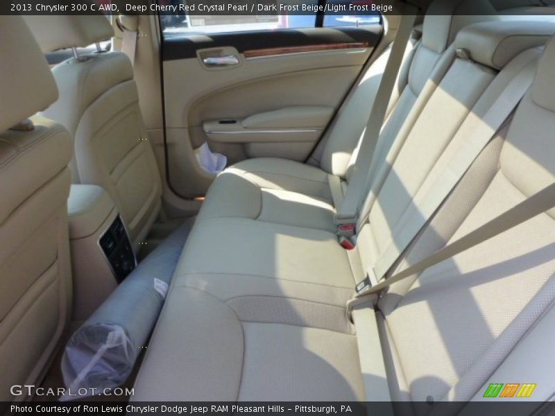 Deep Cherry Red Crystal Pearl / Dark Frost Beige/Light Frost Beige 2013 Chrysler 300 C AWD