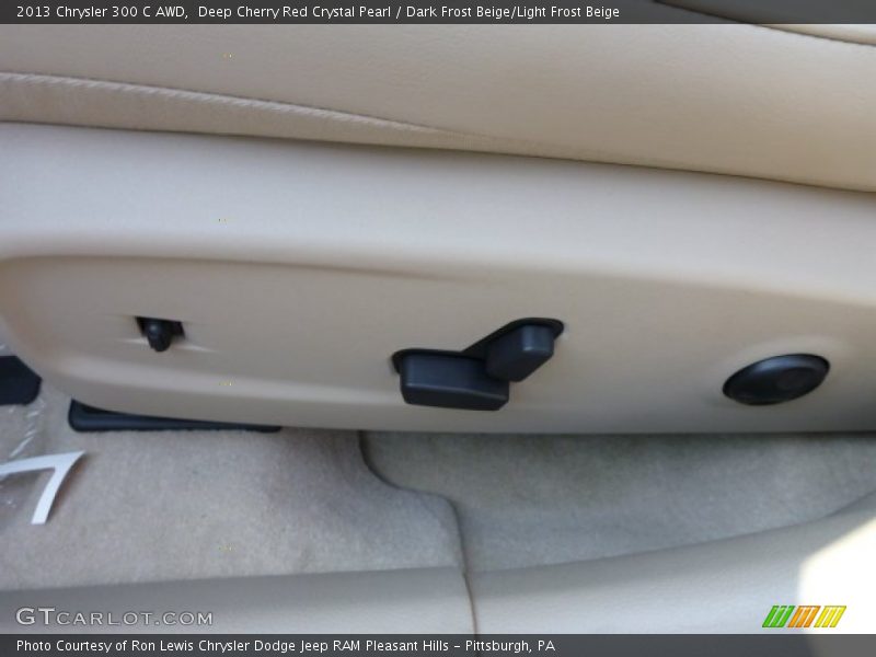 Deep Cherry Red Crystal Pearl / Dark Frost Beige/Light Frost Beige 2013 Chrysler 300 C AWD