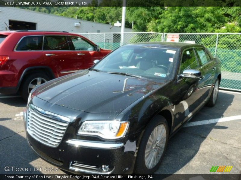 Gloss Black / Black 2013 Chrysler 300 C AWD