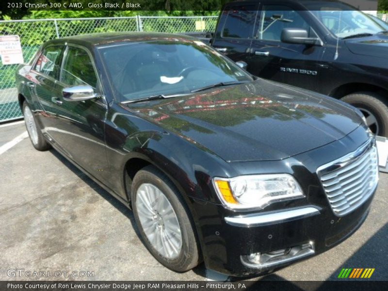 Gloss Black / Black 2013 Chrysler 300 C AWD