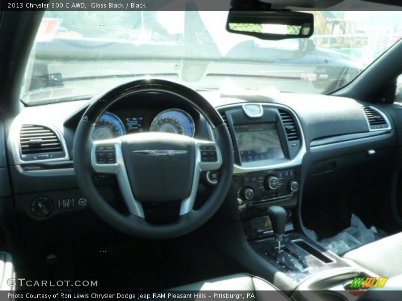 Gloss Black / Black 2013 Chrysler 300 C AWD