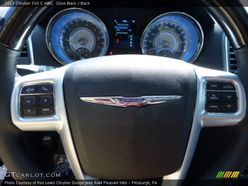 Gloss Black / Black 2013 Chrysler 300 C AWD