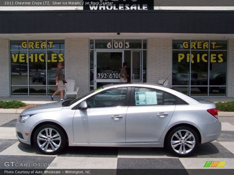 Silver Ice Metallic / Jet Black Leather 2011 Chevrolet Cruze LTZ