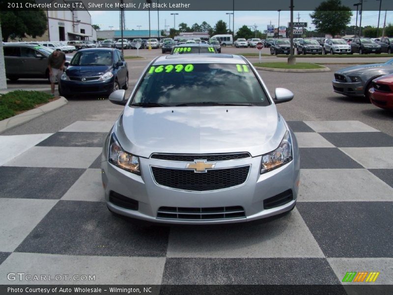 Silver Ice Metallic / Jet Black Leather 2011 Chevrolet Cruze LTZ