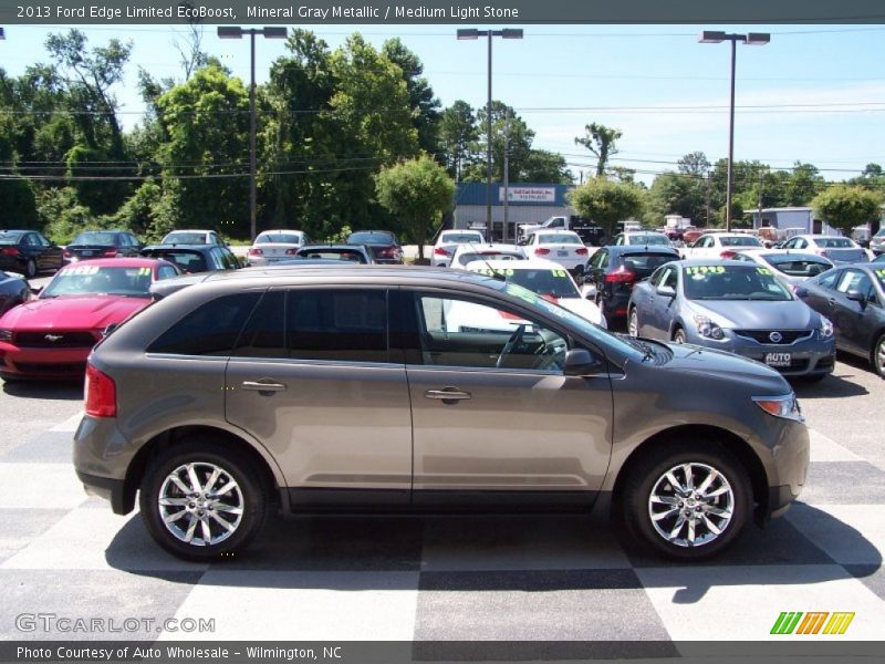 Mineral Gray Metallic / Medium Light Stone 2013 Ford Edge Limited EcoBoost