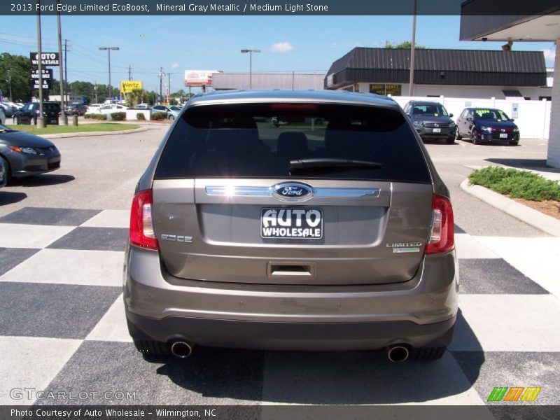 Mineral Gray Metallic / Medium Light Stone 2013 Ford Edge Limited EcoBoost