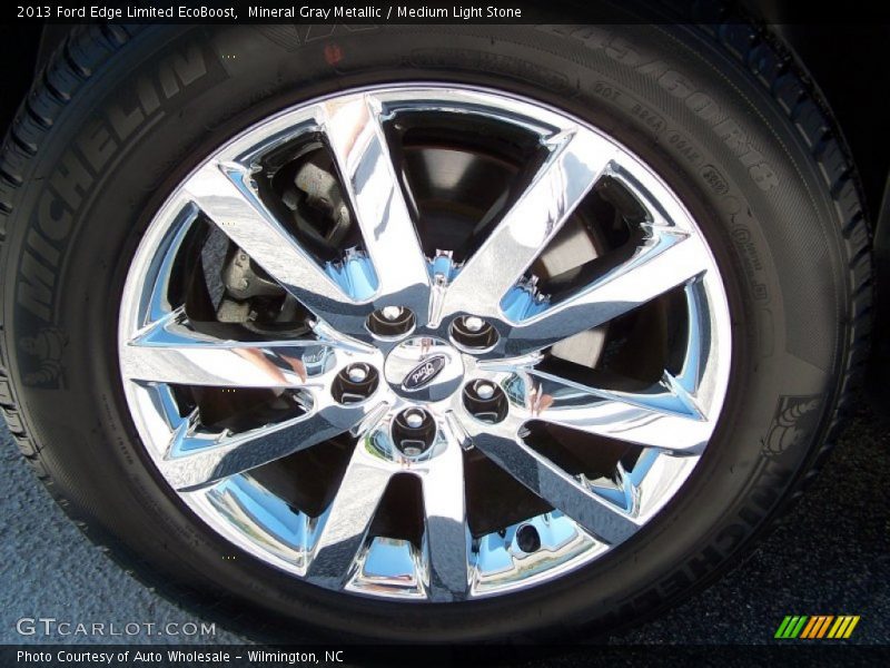 Mineral Gray Metallic / Medium Light Stone 2013 Ford Edge Limited EcoBoost