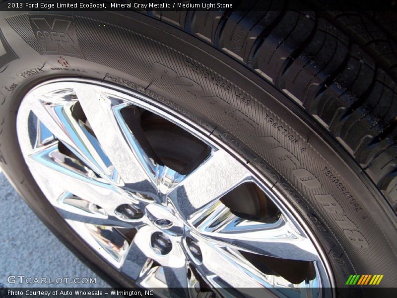 Mineral Gray Metallic / Medium Light Stone 2013 Ford Edge Limited EcoBoost