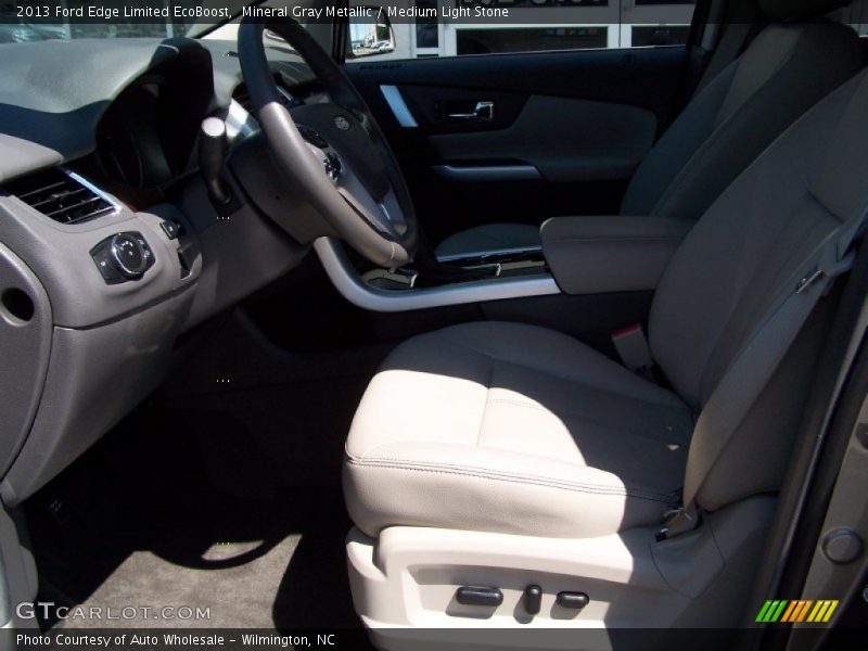 Mineral Gray Metallic / Medium Light Stone 2013 Ford Edge Limited EcoBoost