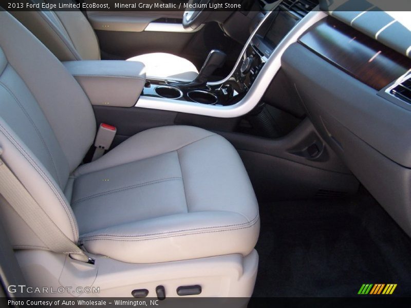 Mineral Gray Metallic / Medium Light Stone 2013 Ford Edge Limited EcoBoost