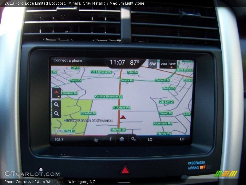 Mineral Gray Metallic / Medium Light Stone 2013 Ford Edge Limited EcoBoost