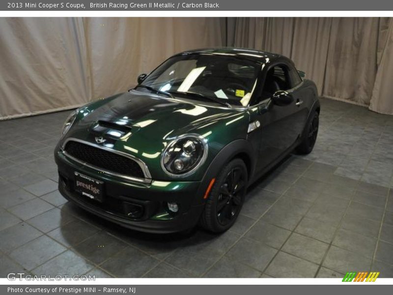 British Racing Green II Metallic / Carbon Black 2013 Mini Cooper S Coupe