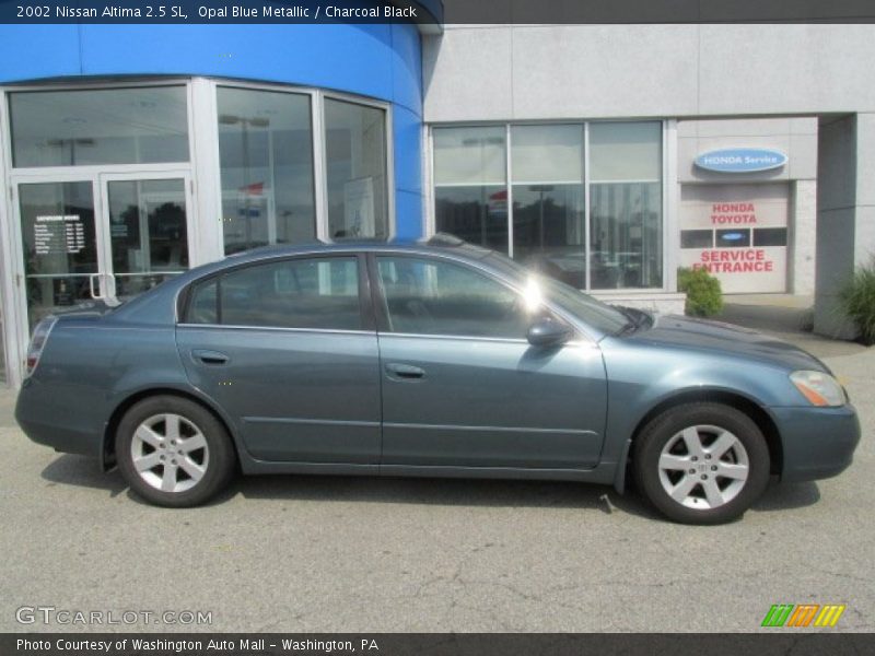 Opal Blue Metallic / Charcoal Black 2002 Nissan Altima 2.5 SL