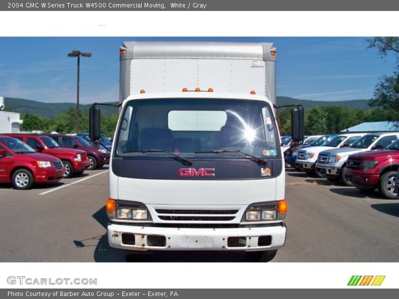 White / Gray 2004 GMC W Series Truck W4500 Commercial Moving