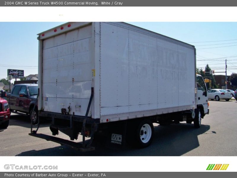 White / Gray 2004 GMC W Series Truck W4500 Commercial Moving