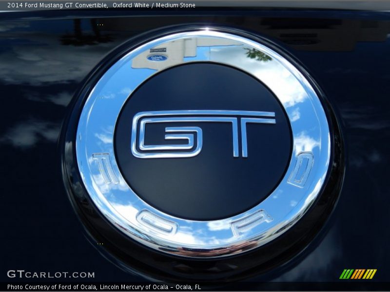 Oxford White / Medium Stone 2014 Ford Mustang GT Convertible