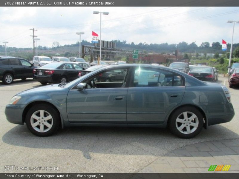 Opal Blue Metallic / Charcoal Black 2002 Nissan Altima 2.5 SL
