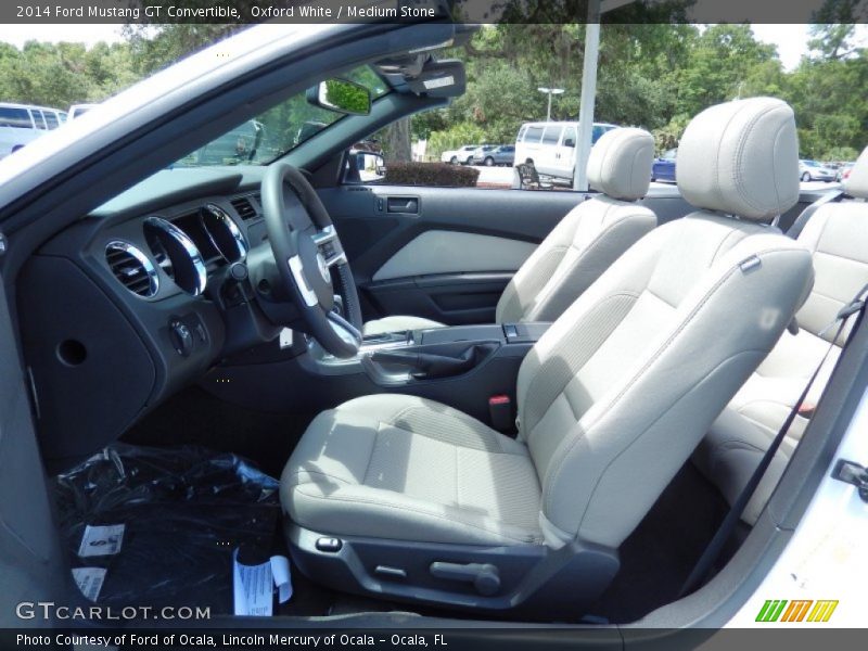 Front Seat of 2014 Mustang GT Convertible