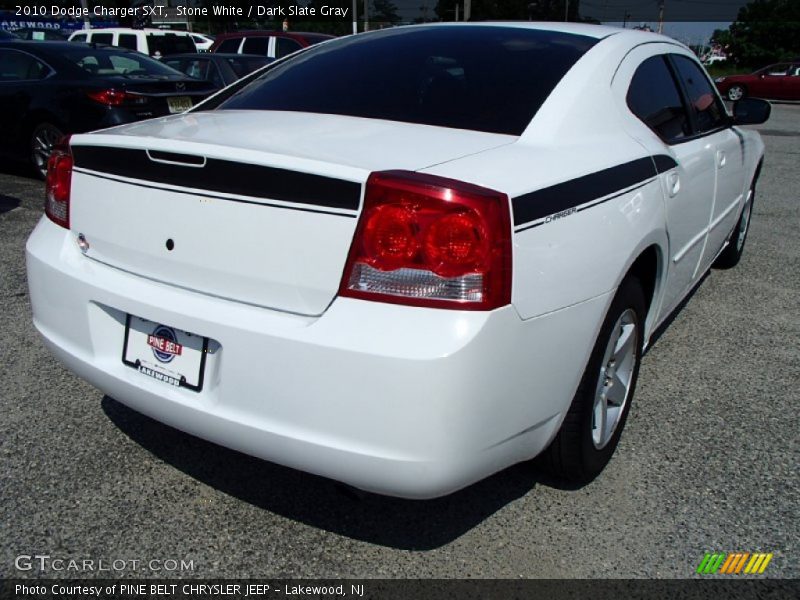Stone White / Dark Slate Gray 2010 Dodge Charger SXT
