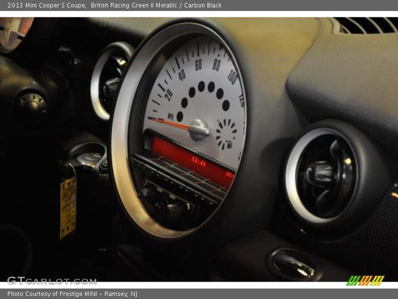 British Racing Green II Metallic / Carbon Black 2013 Mini Cooper S Coupe