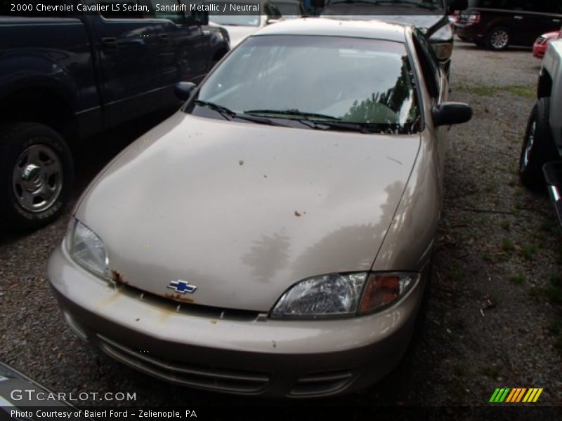 Sandrift Metallic / Neutral 2000 Chevrolet Cavalier LS Sedan