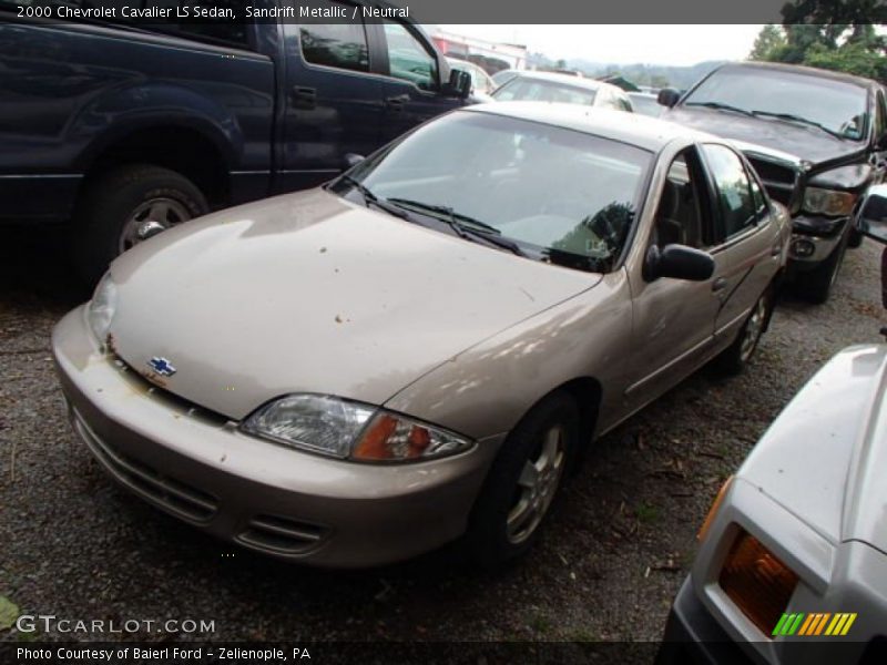 Sandrift Metallic / Neutral 2000 Chevrolet Cavalier LS Sedan