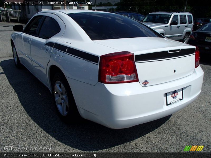 Stone White / Dark Slate Gray 2010 Dodge Charger SXT