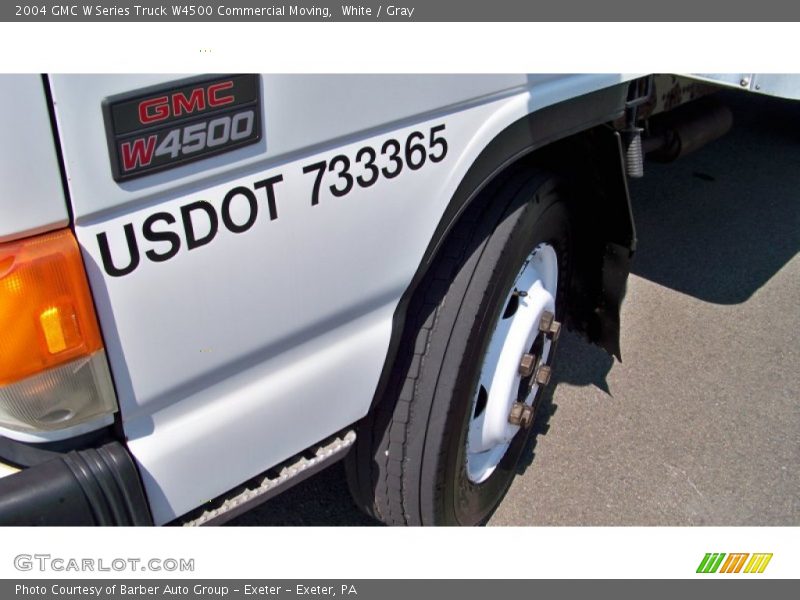 White / Gray 2004 GMC W Series Truck W4500 Commercial Moving