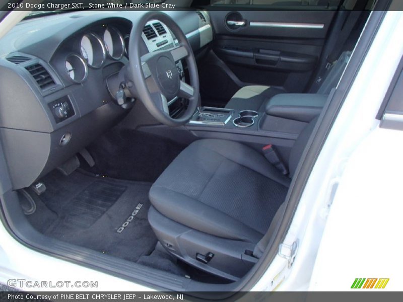 Stone White / Dark Slate Gray 2010 Dodge Charger SXT