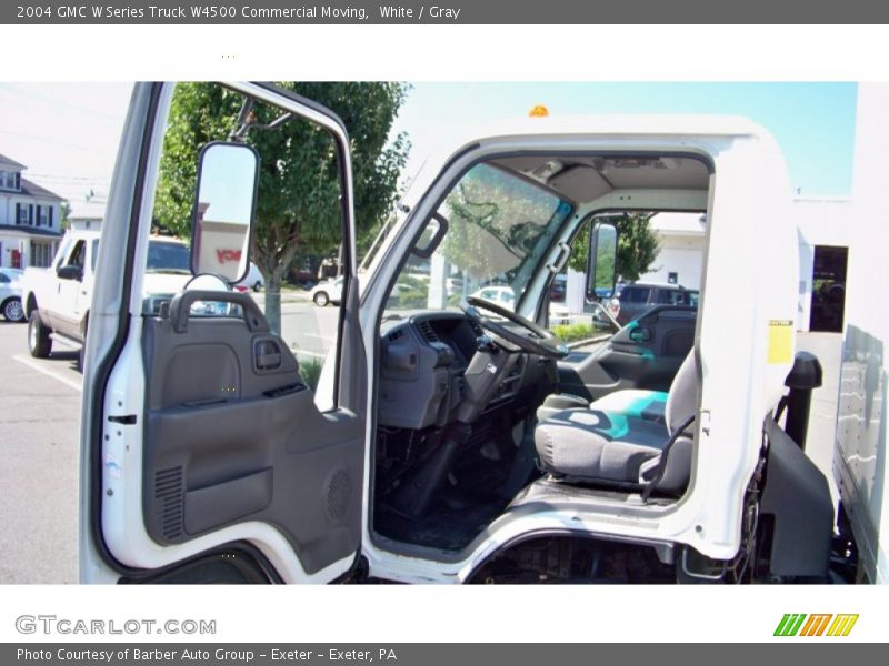 White / Gray 2004 GMC W Series Truck W4500 Commercial Moving