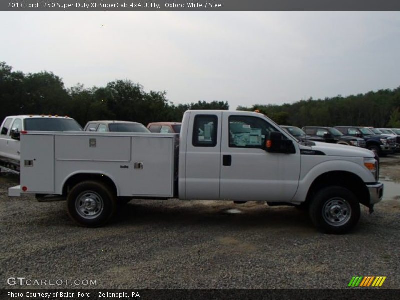 Oxford White / Steel 2013 Ford F250 Super Duty XL SuperCab 4x4 Utility