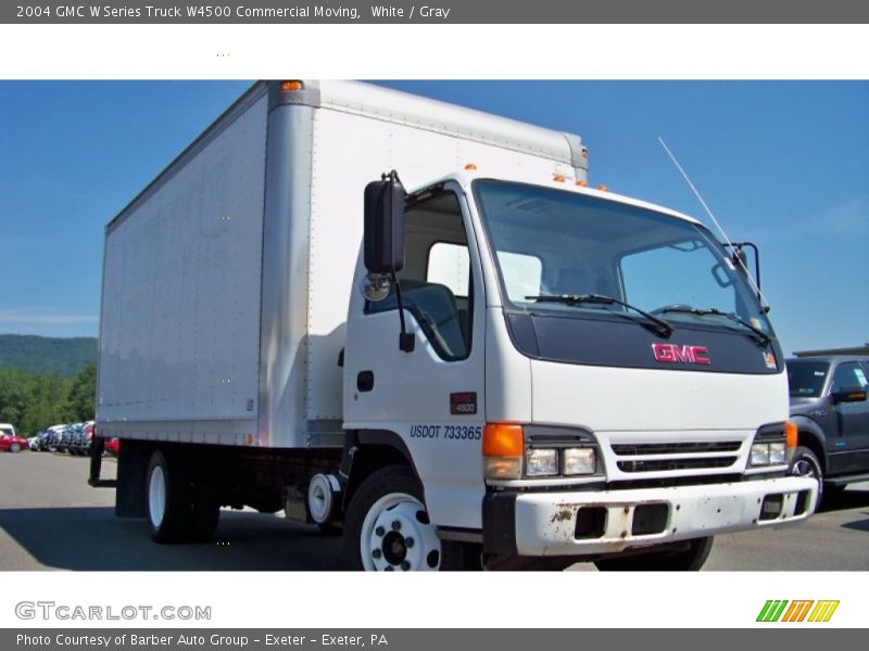 White / Gray 2004 GMC W Series Truck W4500 Commercial Moving