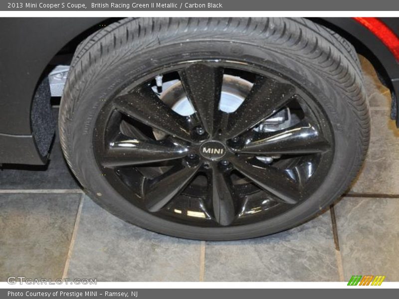 British Racing Green II Metallic / Carbon Black 2013 Mini Cooper S Coupe