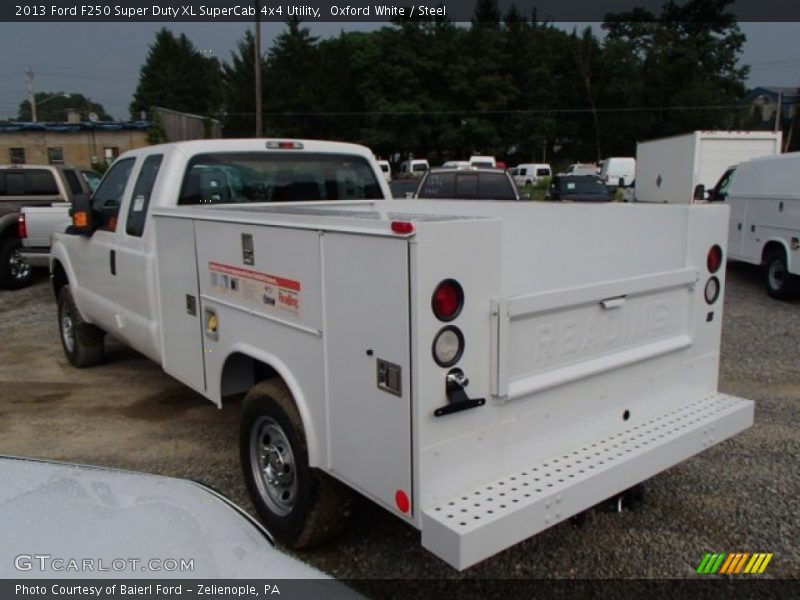  2013 F250 Super Duty XL SuperCab 4x4 Utility Oxford White