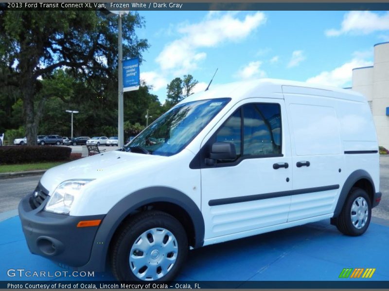 Frozen White / Dark Gray 2013 Ford Transit Connect XL Van