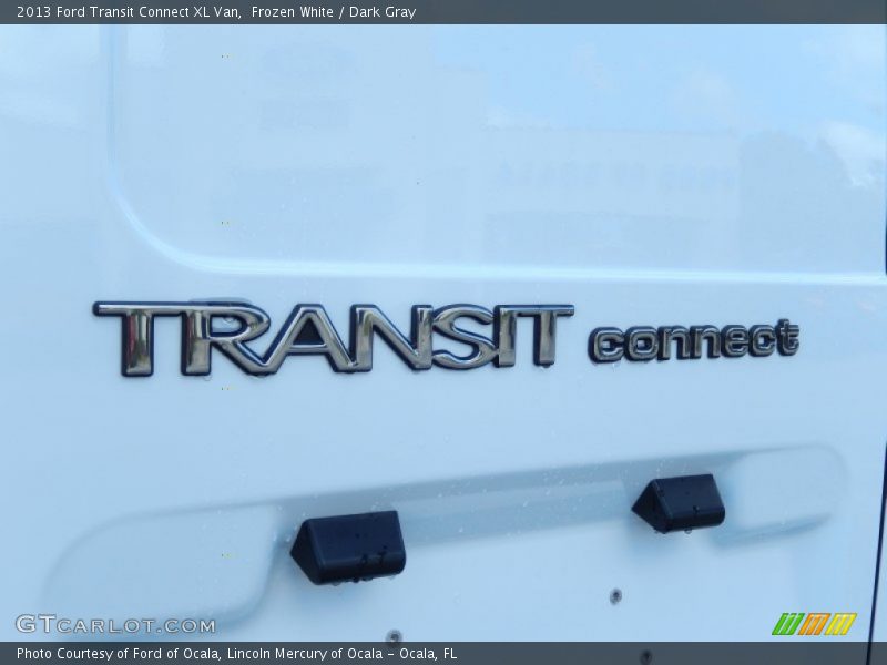 Frozen White / Dark Gray 2013 Ford Transit Connect XL Van