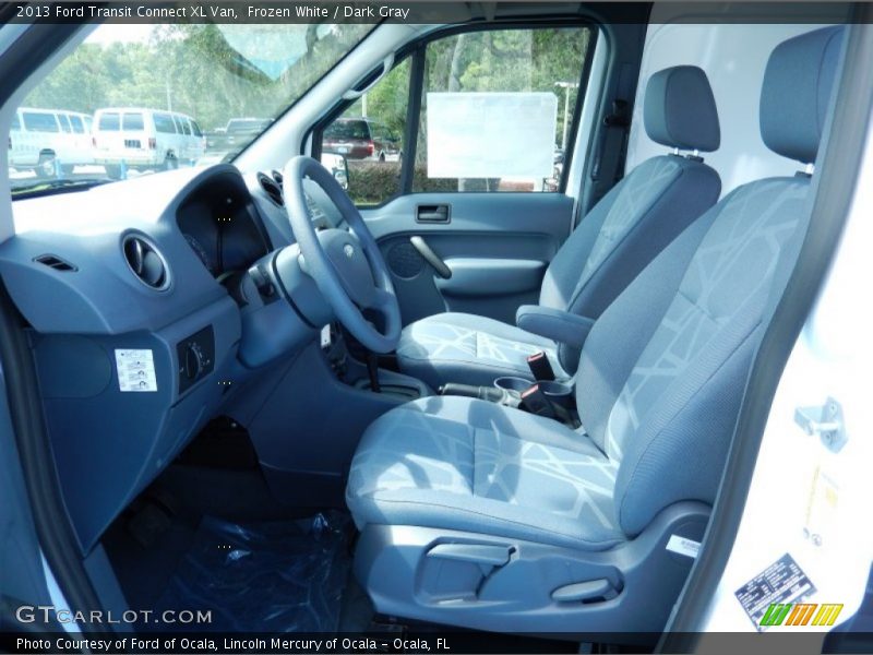 Front Seat of 2013 Transit Connect XL Van