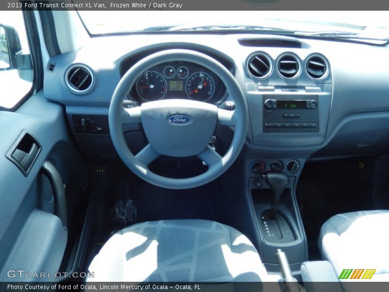 Frozen White / Dark Gray 2013 Ford Transit Connect XL Van