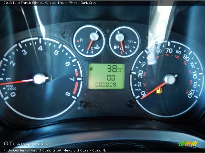 Frozen White / Dark Gray 2013 Ford Transit Connect XL Van