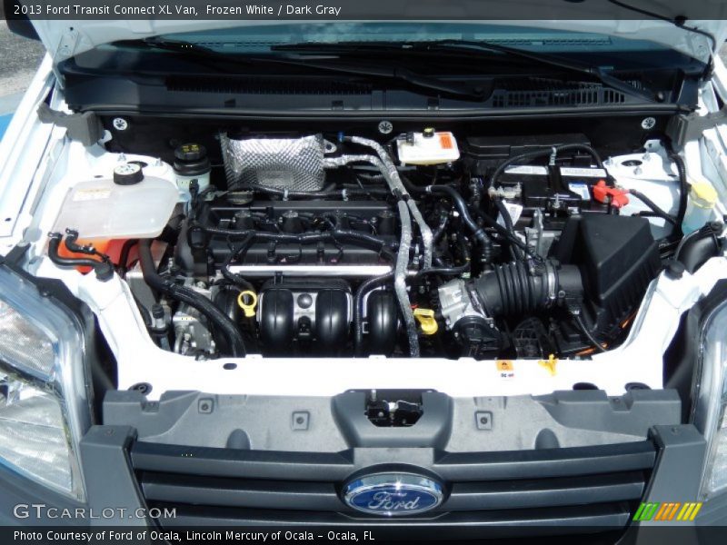 Frozen White / Dark Gray 2013 Ford Transit Connect XL Van