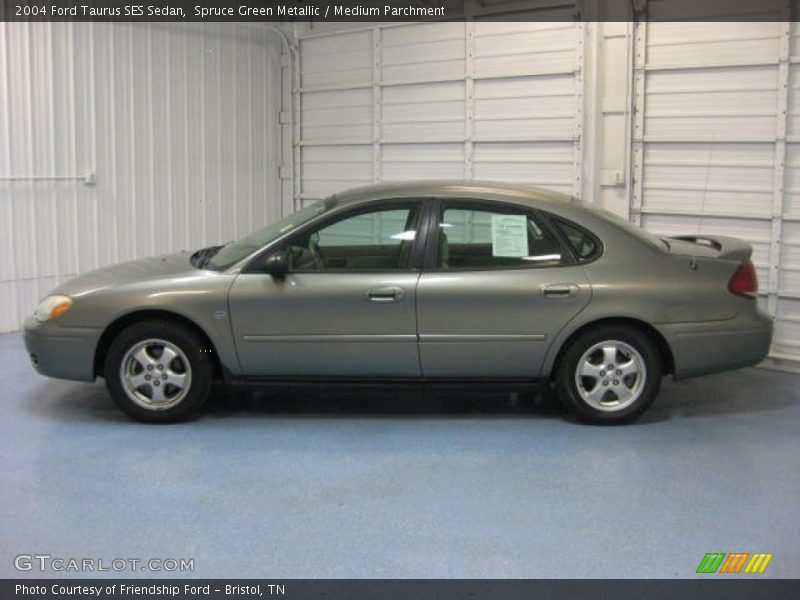 Spruce Green Metallic / Medium Parchment 2004 Ford Taurus SES Sedan