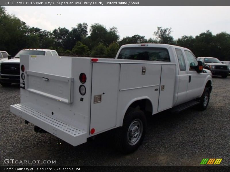 Oxford White / Steel 2013 Ford F350 Super Duty XL SuperCab 4x4 Utility Truck