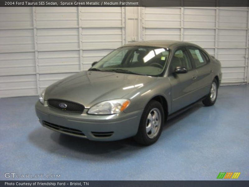 Spruce Green Metallic / Medium Parchment 2004 Ford Taurus SES Sedan