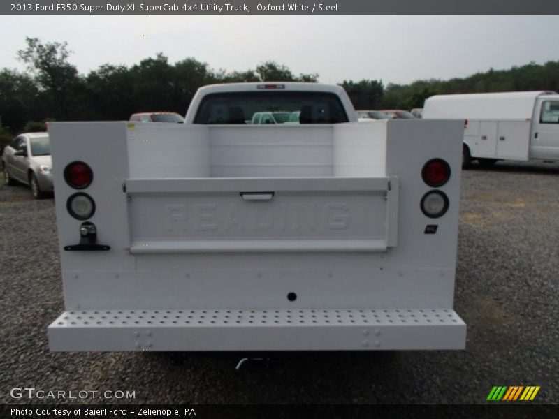 Oxford White / Steel 2013 Ford F350 Super Duty XL SuperCab 4x4 Utility Truck