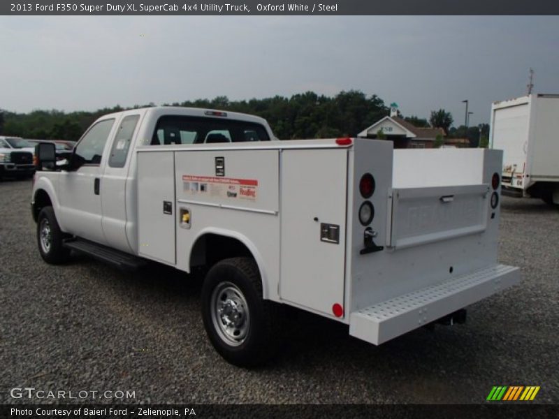 Oxford White / Steel 2013 Ford F350 Super Duty XL SuperCab 4x4 Utility Truck